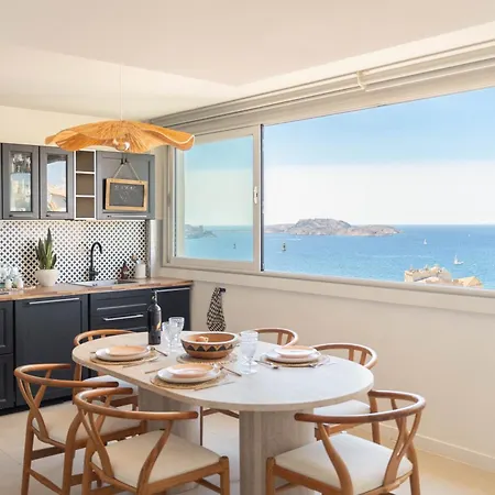 Apartment Serenity Escape - Sea View & Sunset Marseille